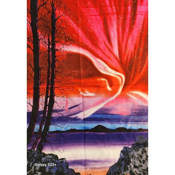 Northern Lights Inspired Fabric Panel By Frond Design Studios 24 x 44" - Picture 8 of 8